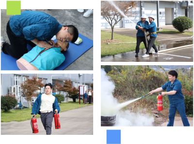 尊龙凯时医药新昌基地组织11.9消防技能竞赛活动
